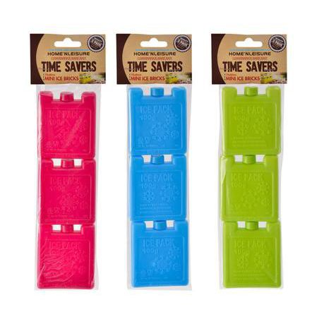 Mini Ice Bricks - Pink, Green & Blue (Pack of 3)