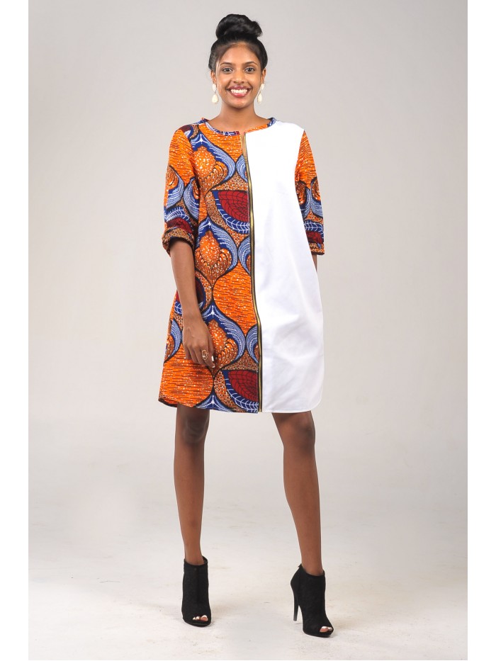 Pods Zipper Dress