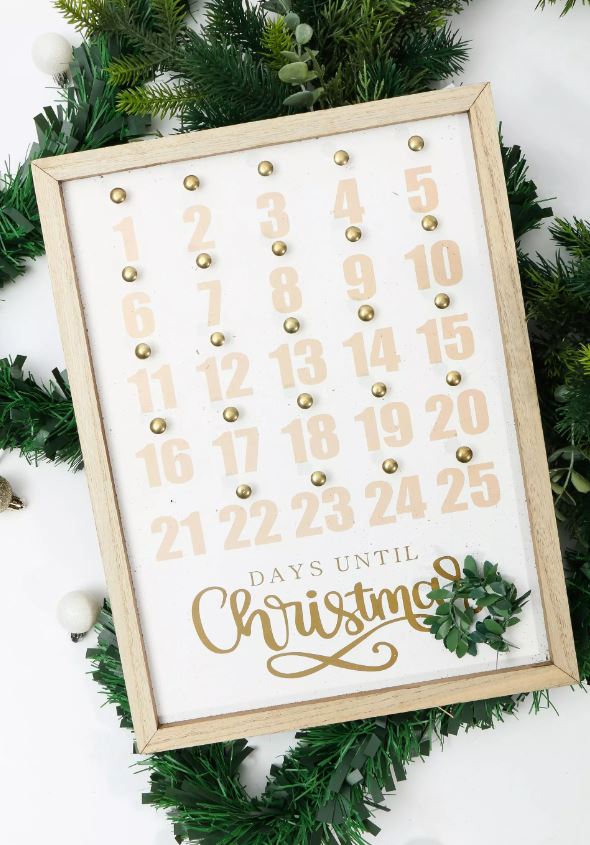 Christmas Countdown Calendar, 30x40cm
