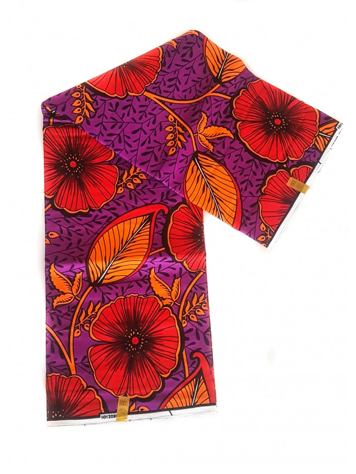 Pansy African Print Fabric