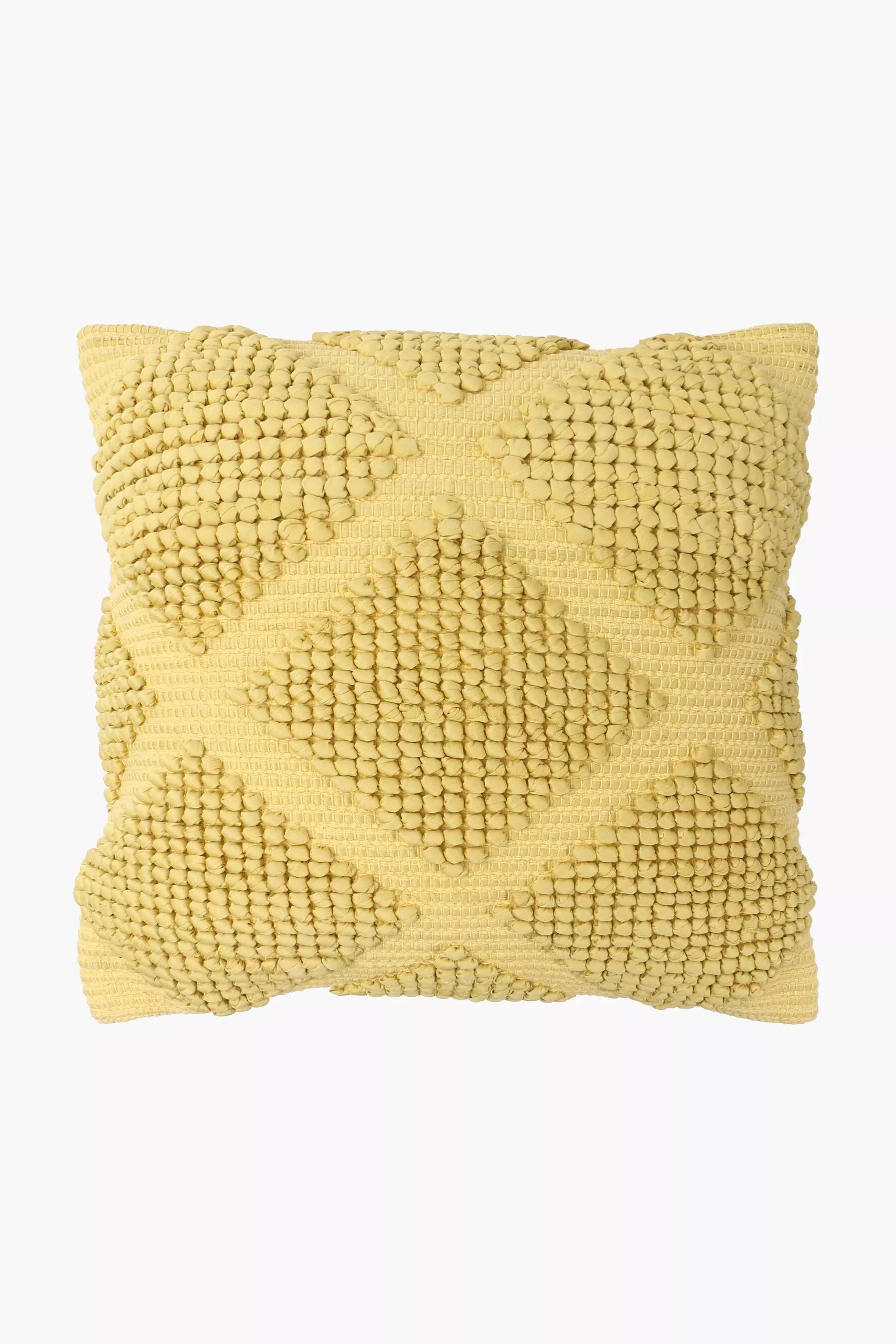 Textured Diamond Bobble Scatter, Cushion 50x50cm