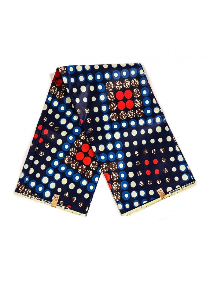 Disco Dots polyester African Print Fabric