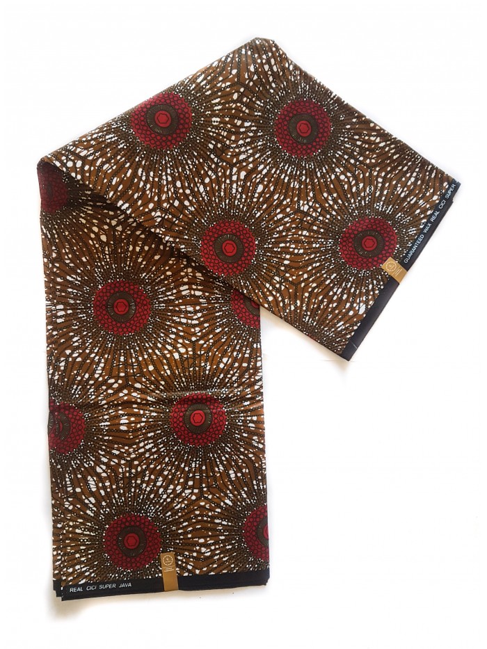 Brun African Print Fabrics