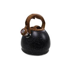 3 Liter Stove Top Whistling Kettle - Speckled S. Steel Finish