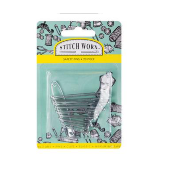 Haberdashery - 2 Pack Of 20 Safety Pins