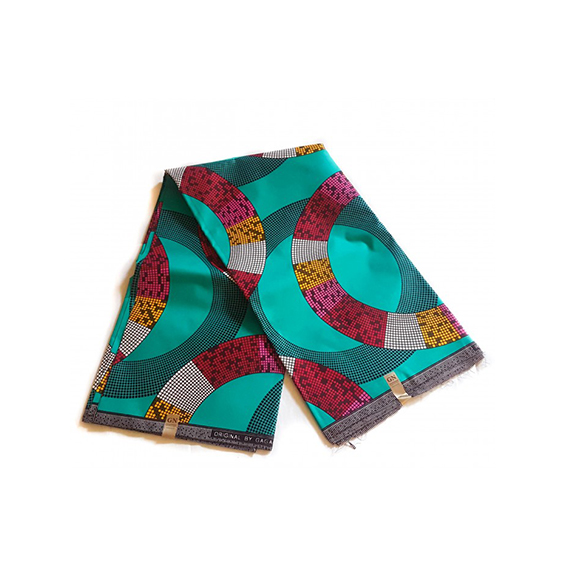 Hoops Poly African print polyester
