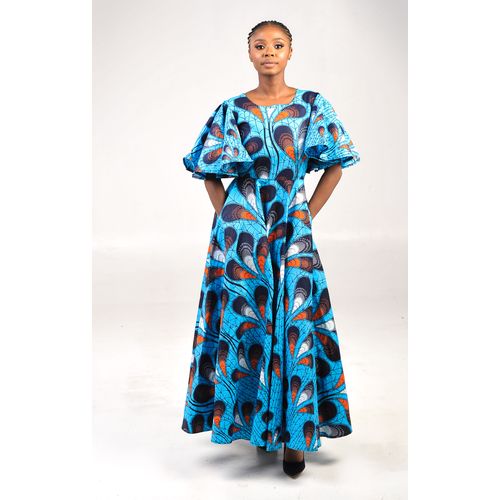Ipigogo Peplum Sleeve Dress