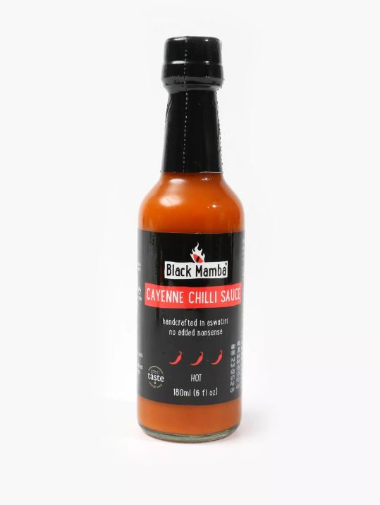 Black Mamba Cayenne Chilli Sauce, 180ml