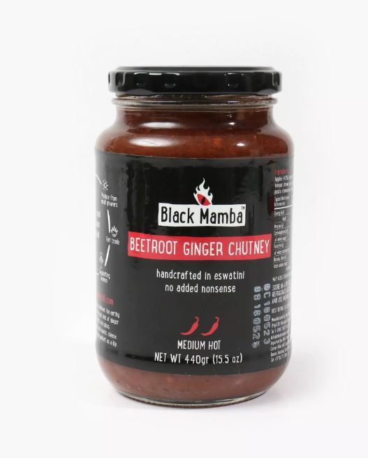 Black Mamba Beetroot Ginger Chutney, 440g
