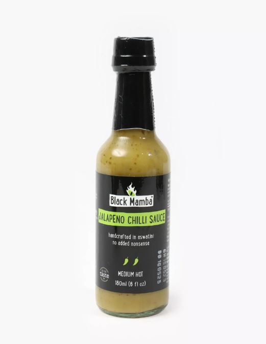 Black Mamba Jalapeno Chilli Sauce, 180ml