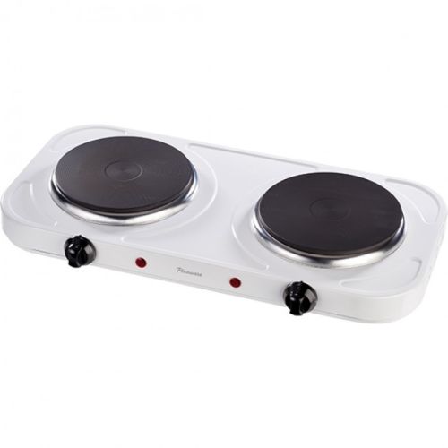 Pineware Double Solid Hot Plate, White