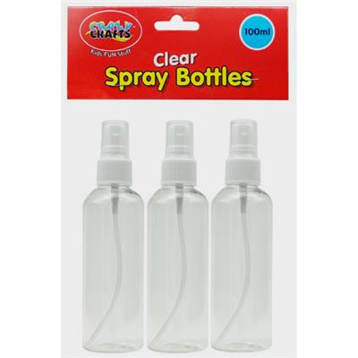 Crazy Crafts Spray Bottles 100ml 3pc