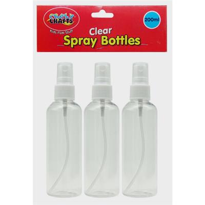 Crazy Crafts Spray Bottles 200ml 3pc