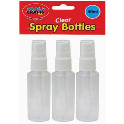 Crazy Crafts Spray Bottles 80ml 3pc