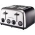 Russell Hobbs Matte Black 4 Slice Toaster