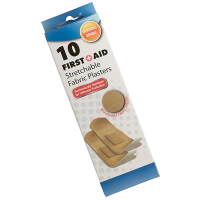 Firstaid Plaster Fabric 10pc 76x19mm