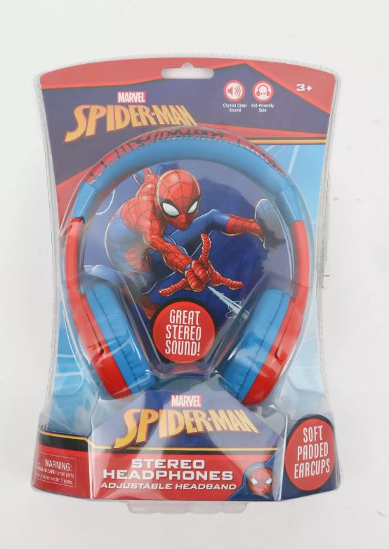 Spiderman Aux Padded Headphones