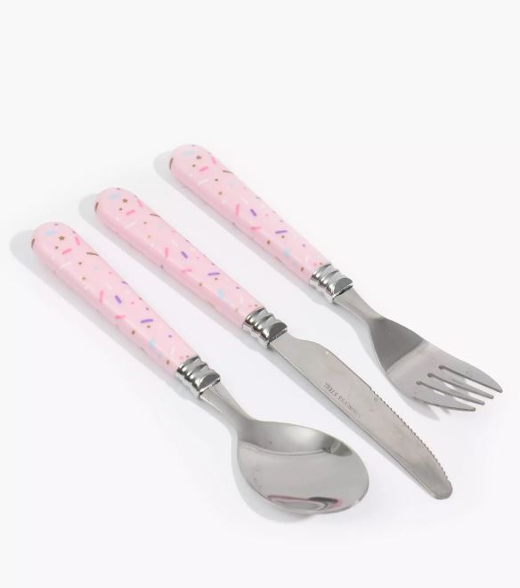 3 Piece Kelly Candy Melamine Cutlery Set