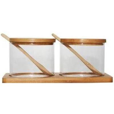 Aqua Spice Jar Glass Set 2pc 340ml