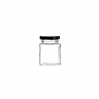 Regent Square Jar Black Lid 80ml 12pc