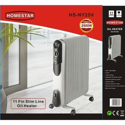 11 Fin Oil Heater 2500W 3 Heat Settings