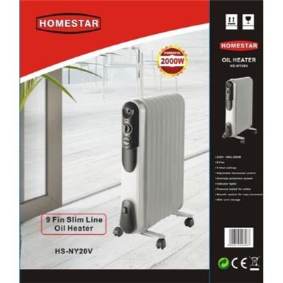 9 FIN Oil Heater 3 Heat Settings