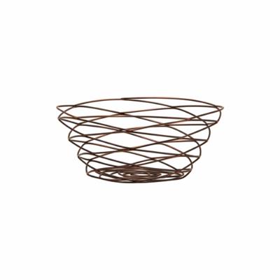 Regent Antique Brass Plated Wire Basket Small