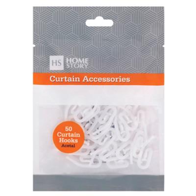 Curtain Hooks Acetal 50pc