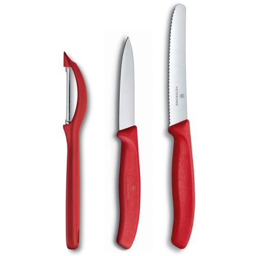 Victorinox Swiss Classic Paring Knife Set With Peeler, 3pc
