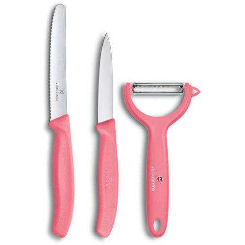Victorinox Swiss Classic Trend Colours Paring Knife Set With Serrated Y-Peeler