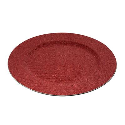 Underplate Red Glitter