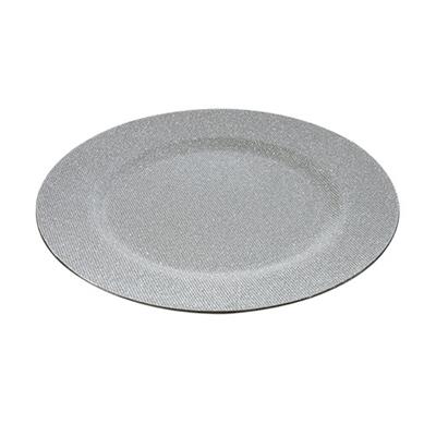 Underplate Silver Glitter