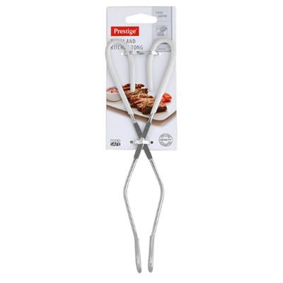Prestige Braai & Kitchen Tong White 27cm