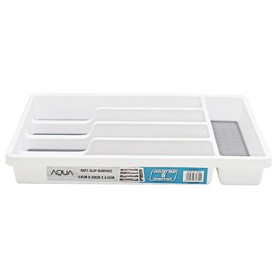 Aqua Cutlery Tray 5 Compartment 32x23x4.5cm