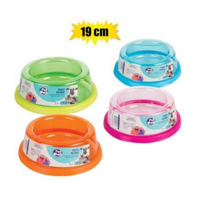 Dog & Cat Bowl 19cm Assorted