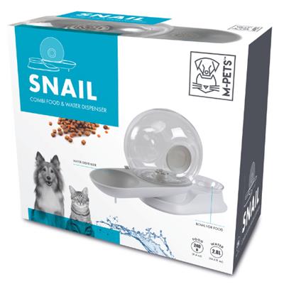 M-Pets Snail Water & Food Dispenser Combo