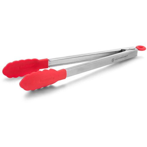 Le Creuset Silicone Edge Stainless Steel Tongs, 30cm