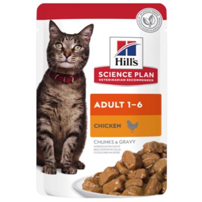 Hills Science Plan Feline Adult Wet Chicken Pouch 85g