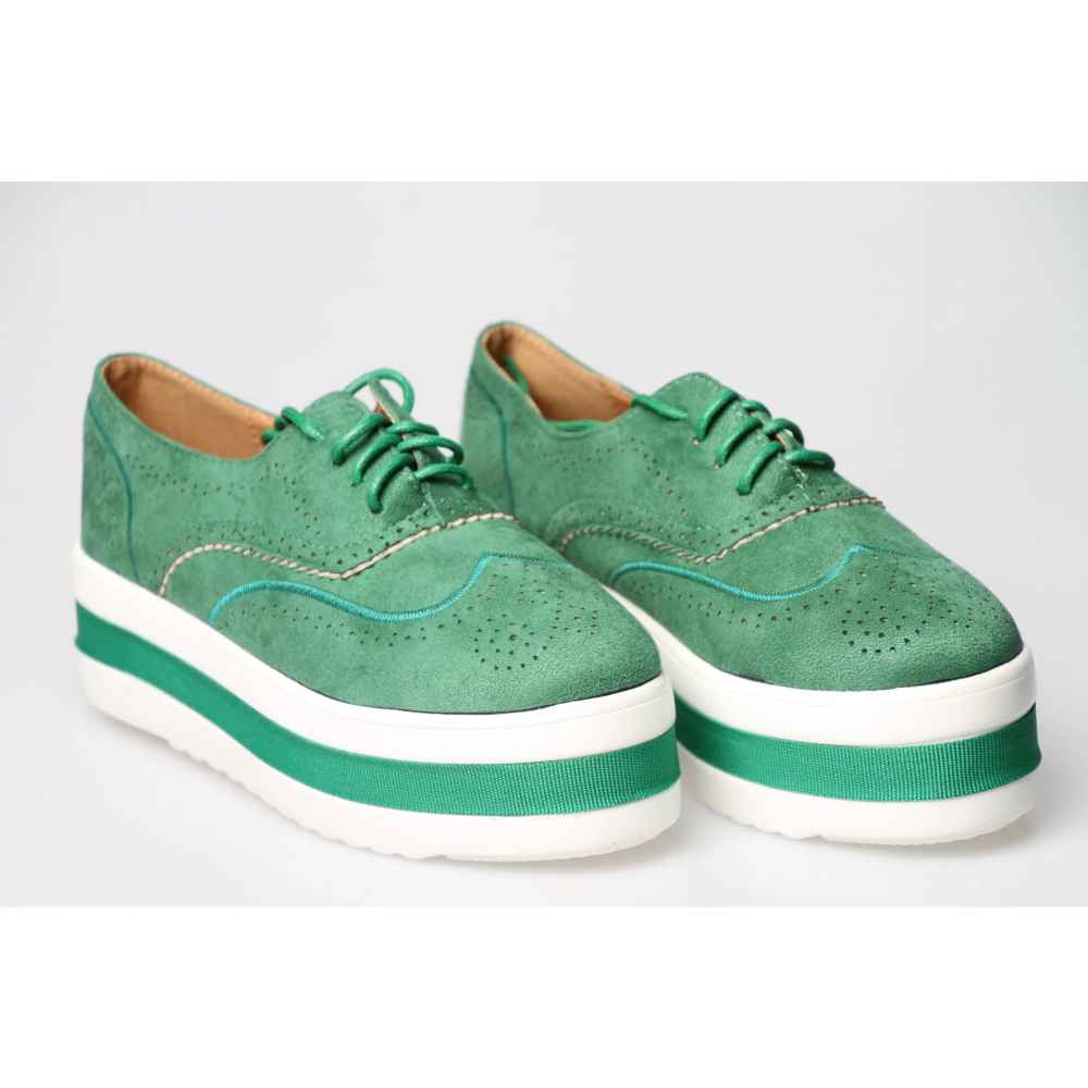 Hollow Platform Oxford Shoes