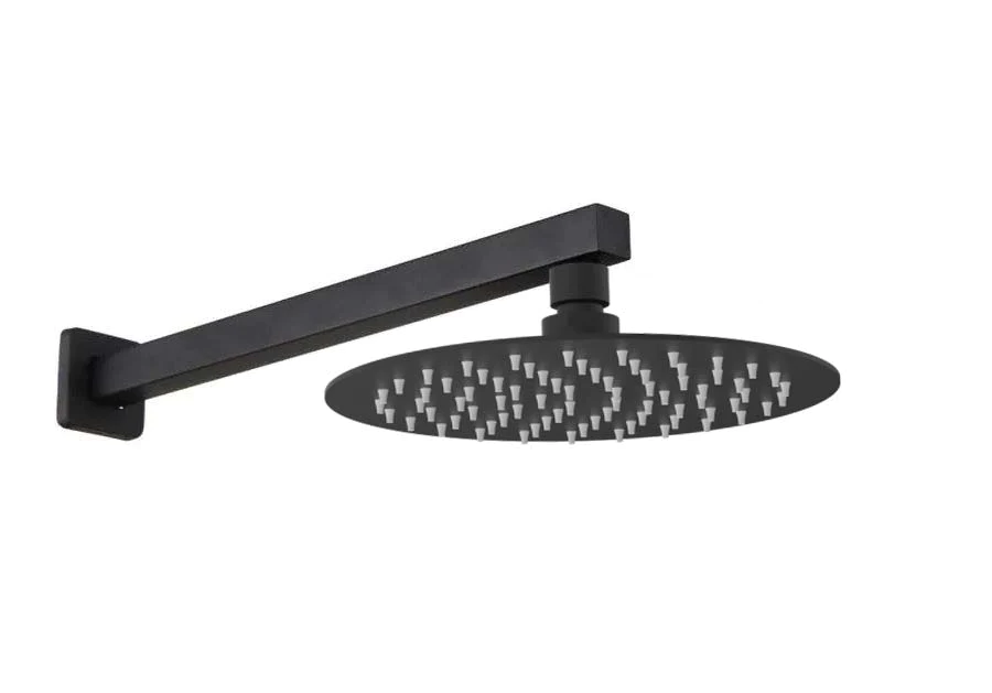 LMA Essentials Round Stainless Steel 20cm Shower Head & 40cm Shower Arm Set