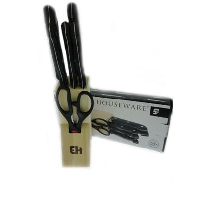 Knife Block Wood 7pc