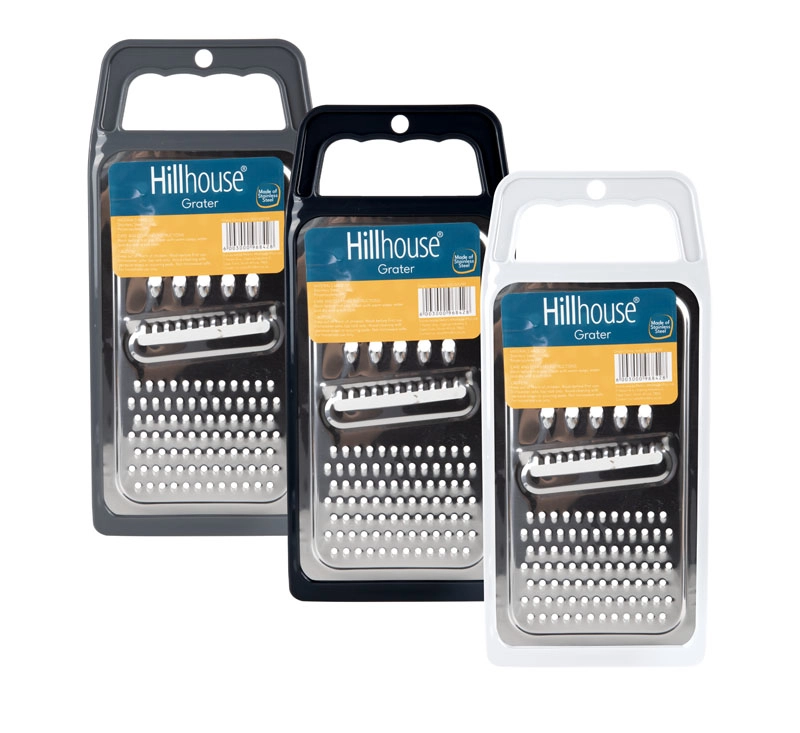Flat 3way Grater -  Assorted Colours
