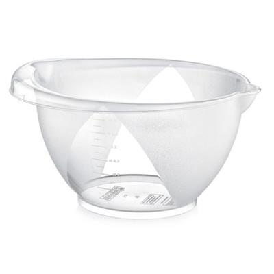 Mixer Bowl Round Clear 3lt
