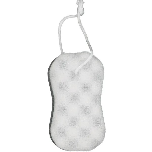 Texture foam bath sponge with rope