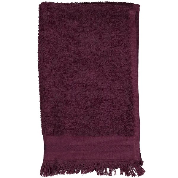 Fringed guest towel