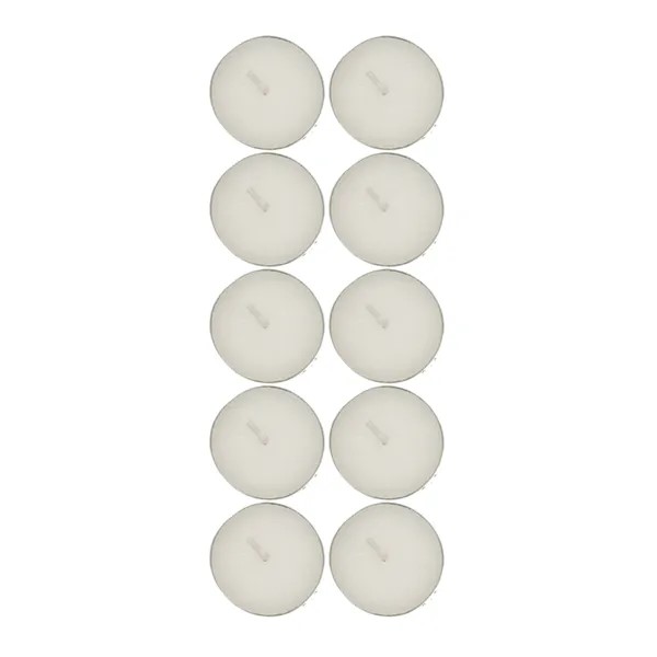 White tealight candles