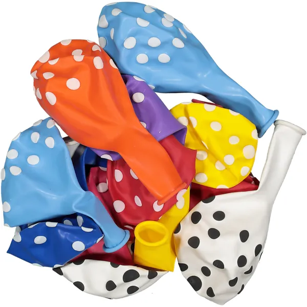 Balloons polka dot 12 piece
