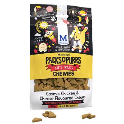 Packs O Purrs Chewies Chicken & Cheese 70g